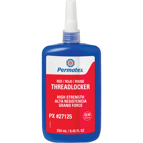 Threadlocker, Red, High, 250 ml, Bottle Equipment World