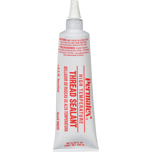 High Temperature Thread Sealant, Tube, 250 ml, -54° C - 204° C/-65° F - 400° F Equipment World