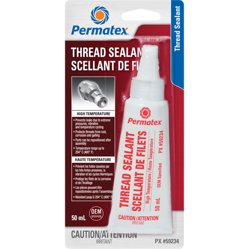 High Temperature Thread Sealant, Bottle, 50 ml, -54° C - 204° C/-65° F - 400° F Equipment World