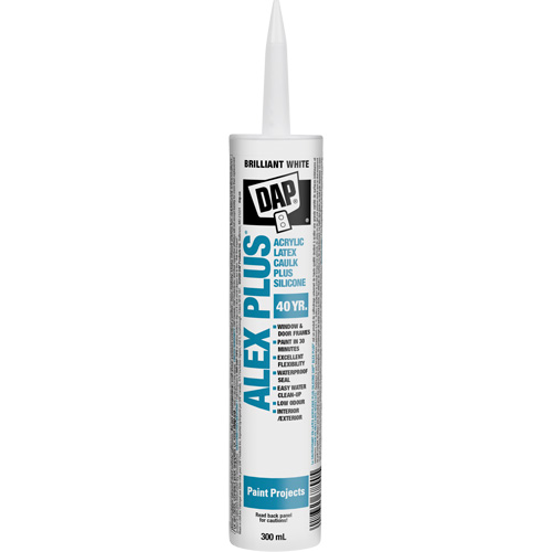 Alex Plus&reg; All Purpose Acrylic Latex Caulk Plus Silicone Equipment World