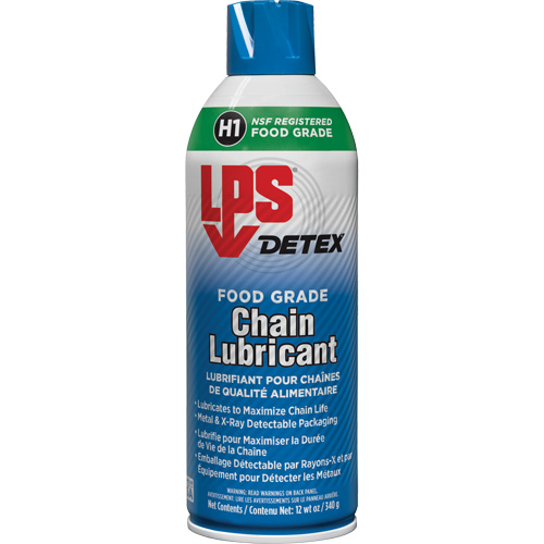 Detex&reg; Food Grade Chain Lubricant, 12 oz./340 g/430 ml, Aerosol Can Equipment World