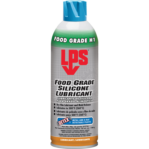 Detex&reg; Food Grade Silicone Lubricant, Aerosol Can Equipment World