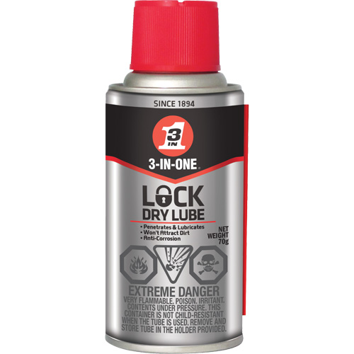 3-in-One&reg; Lock Dry Lubricant, Aerosol Can Equipment World