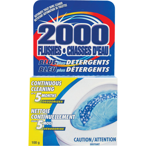 2000 Flushes&reg; Blue Plus Toilet Bowl Cleaning Detergent, 100 g, Tablet Equipment World