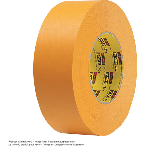 Performance Flatback Tape 2525, 72 mm (3") x 55 m (180'), Yellow Equipment World