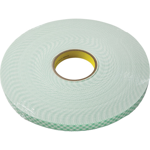 Ruban double face en mousse d'ur&eacute;thane, 33 m (108') lo x 9,5 mm (3/8") la, 60 mils, Ur&eacute;thane Equipment World