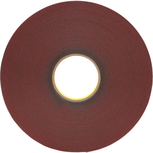 VHB Tape, 66 m (216') L x 18 mm (3/4") W, 25 mils, Acrylic Equipment World