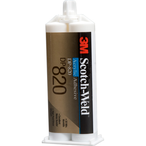 Scotch-Weld Acrylic Adhesive, Two-Part, Dual Cartridge, 400 ml, Off-White Equipment World
