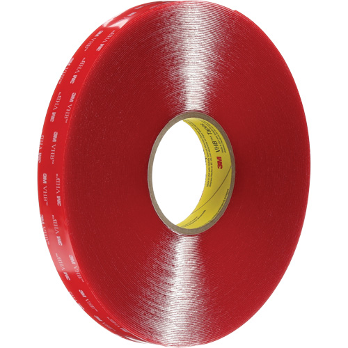 Ruban VHB, 33 m (108') lo x 12 mm (1/2") la, 40 mils, Acrylique Equipment World