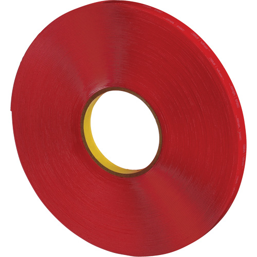 Ruban VHB, 33 m (108') lo x 12 mm (1/2") la, 40 mils, Acrylique Equipment World