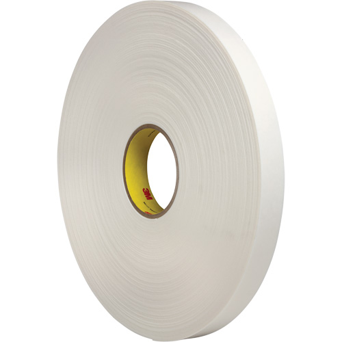 Double-Coated Foam Tape, 66 m (216') L x 25.4 mm (1") W, 31 mils, Polyethylene Equipment World