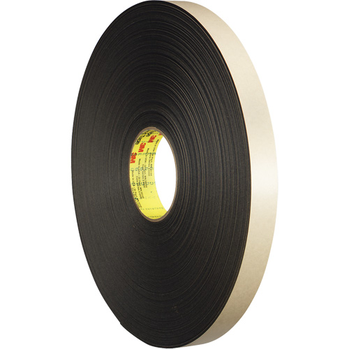 Ruban double face en mousse, 66 m (216') lo x 12,7 mm (1/2") la, 31 mils, Poly&eacute;thyl&egrave;ne Equipment World