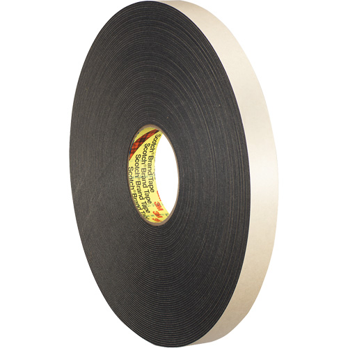 Double-Coated Foam Tape, 33 m (108') L x 18 mm (3/4") W, 62 mils, Polyethylene Equipment World