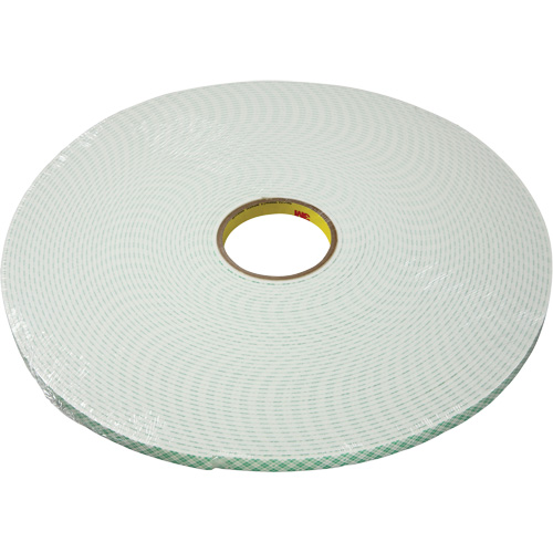 Double-Coated Urethane Foam Tape, 16.5 m (54') L x 25.4 mm (1") W, 25 mils, Urethane Equipment World