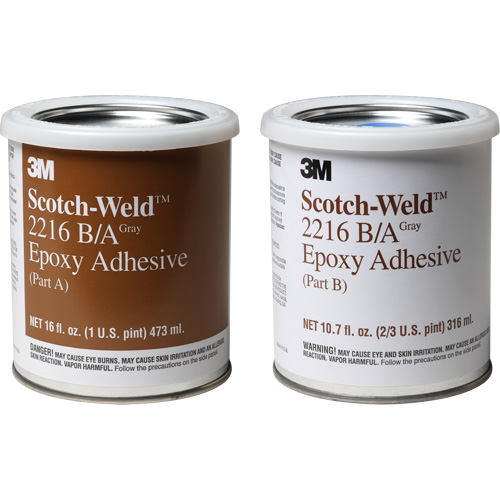 Scotch-Weld Adhesive, 32 fl. oz., Kit, Two-Part, Grey Equipment World