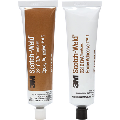 Scotch-Weld Adhesive, 2 fl. oz., Kit, Two-Part, Translucent Equipment World