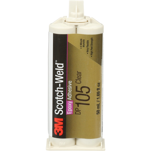 Scotch-Weld Adhesive, 1.7 fl. oz., Cartridge, Two-Part, Translucent Equipment World