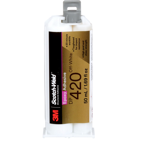 Scotch-Weld Adhesive, 1.25 fl. oz., Cartridge, Two-Part, Off-White Equipment World