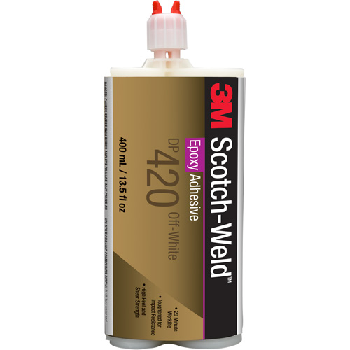 Scotch-Weld Adhesive, 400 ml, Cartridge, Two-Part, Off-White Equipment World