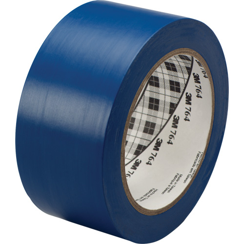 Ruban en vinyle pour travaux g&eacute;n&eacute;raux 764, 25,4 mm (1") la x 32,9 m (108') lo, 5 mils, Bleu Equipment World