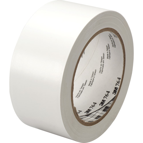 764 General-Purpose Vinyl Tape, 25.4 mm (1") W x 32.9 m (108') L, 5 mils, White Equipment World