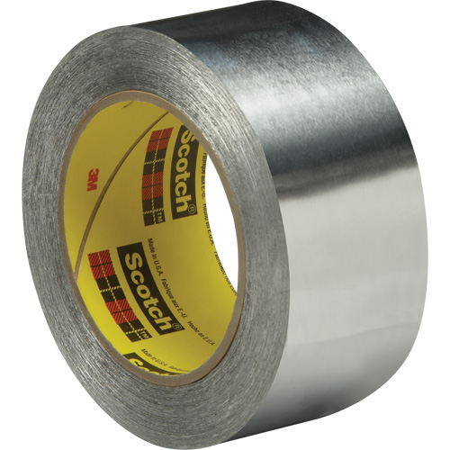 High-Temperature Aluminum Foil Tape, 2 mils Thick, 51 mm (2") x 55 m (180') Equipment World