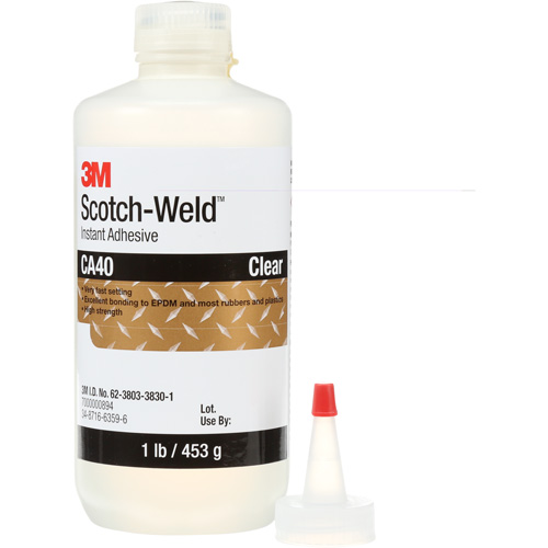 Scotch-Weld Instant Adhesive CA5, Clear, Bottle, 1 lbs. Equipment World