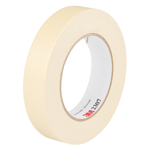 2307 Masking Tape, 24 mm (1") x 55 m (180'), Tan Equipment World