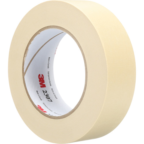 2307 Masking Tape, 36 mm (1-1/2") x 55 m (180'), Tan Equipment World