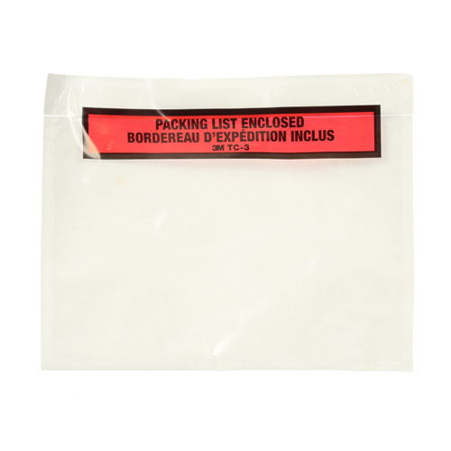 Packing List Envelope, 7" L x 5" W, Endloading Style Equipment World