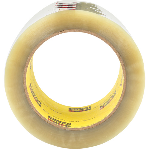 Scotch&reg; 355 Box Sealing Tape, Hot Melt Adhesive, 3.4 mils, 72 mm (3") x 50 m (164') Equipment World