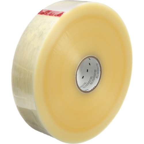 Scotch&reg; Box Sealing Tape 371, Hot Melt Adhesive, 1.9 mils, 72 mm (3") x 1500 m (4921') Equipment World