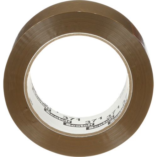 Scotch&reg; Box Sealing Tape 371, Hot Melt Adhesive, 1.9 mils, 48 mm (2") x 100 m (328') Equipment World