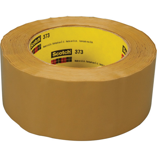 Scotch&reg; Box Sealing Tape 373, Hot Melt Adhesive, 2.5 mils, 48 mm (2") x 914 m (2998') Equipment World