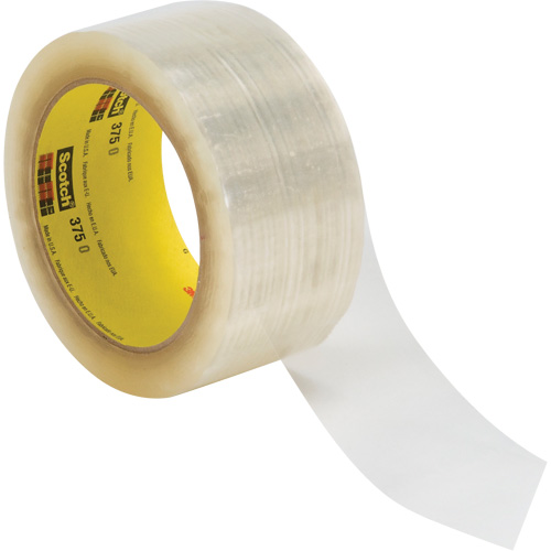 Ruban d'emballage Scotch 375, Adh&eacute;sif Thermofusible, 3,1 mils, 48 mm (1-22/25") x 1500 m (4921') Equipment World