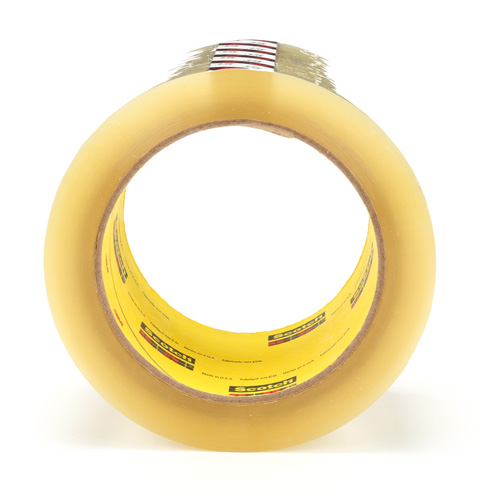 Ruban pour sceller les boîtes Scotch 375, Adh&eacute;sif Thermofusible, 3,1 mils, 72 mm (3") x 50 m (164') Equipment World