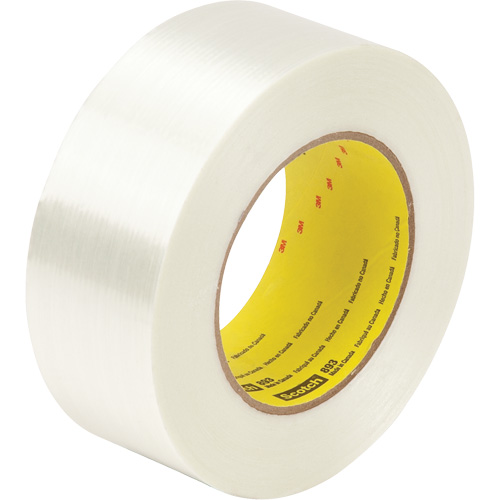 Scotch&reg; Filament Tape, 6 mils Thick, 12 mm (1/2") x 55 m (180')  Equipment World