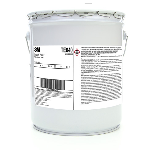 Scotch-Weld PUR Adhesive, 5 gal, Pail, Clear Equipment World