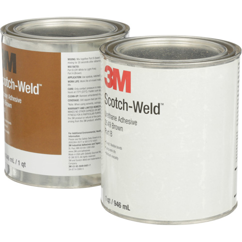 Scotch-Weld Urethane Adhesive 3549, 64 fl. oz., Can, Brown Equipment World