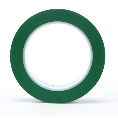 471 Vinyl Tape, 25.4 mm (1") W x 32.9 m (108') L, 5.2 mils, Green Equipment World