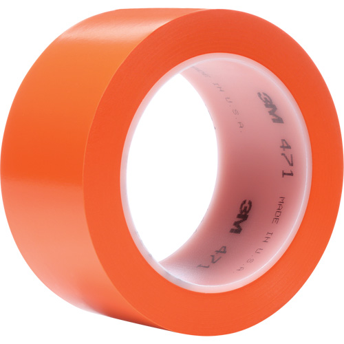 471 Vinyl Tape, 50.8 mm (2") W x 32.9 m (108') L, 5.2 mils, Orange Equipment World
