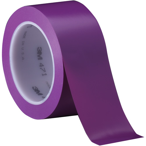 Ruban en vinyle 471, 50,8 mm (2") la x 32,9 m (108') lo, 5,2 mils, Mauve Equipment World