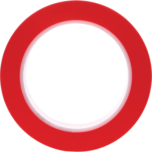 Ruban en vinyle 471, 25,4 mm (1") la x 32,9 m (108') lo, 5,2 mils, Rouge Equipment World