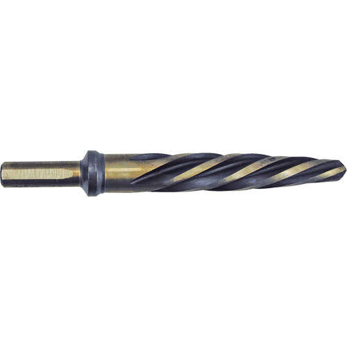 Jet-Kut&reg; Black & Gold Premium Car Reamer, 3/4", Spiral Flute, High Speed Steel, 3-Flat Shank Equipment World