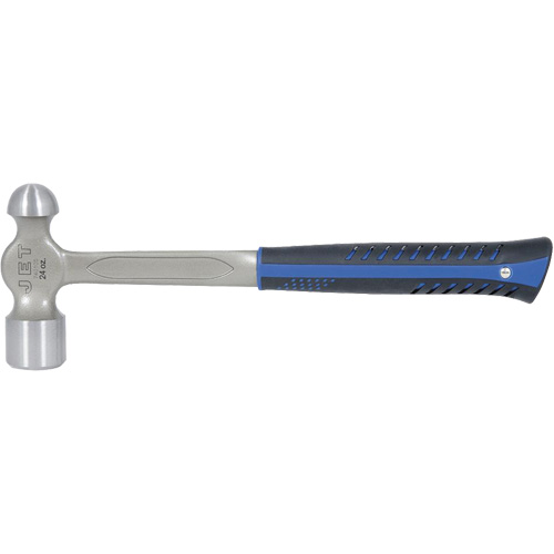 JSBP-24 Super Heavy-Duty All-Steel Ball Pein Hammer, 24 oz. Head Weight, Polished Face, Solid Steel Handle Equipment World
