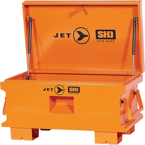 JSB-3219 Super Heavy-Duty Jobsite Tool Storage Box, 32-1/8" x 19" x 17-1/2", Steel, Orange Equipment World