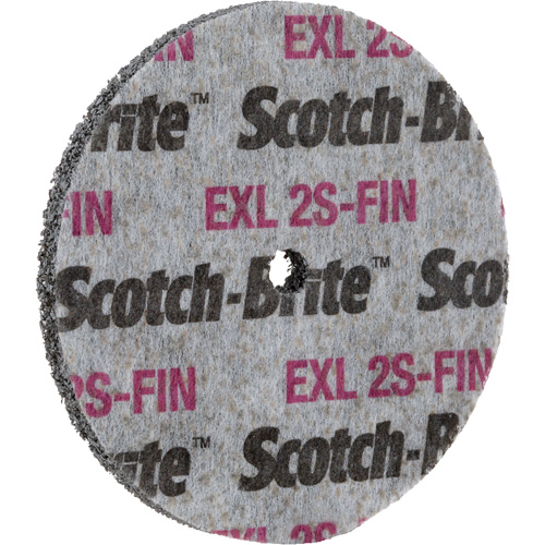 Meule homog&egrave;ne Scotch-Brite EXL, 3" x 1/2", Arbre de 1/4" Equipment World