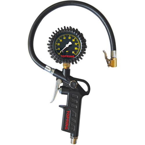 Pistol Grip Dial Inflator Gauge Equipment World