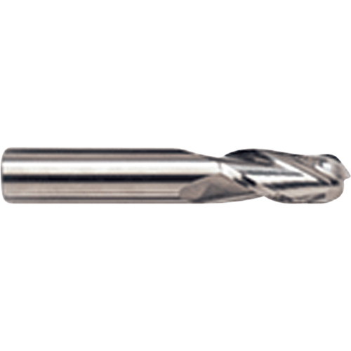 Ball Nose End Mill, 1/8" Dia., 4 Flutes, Carbide Equipment World