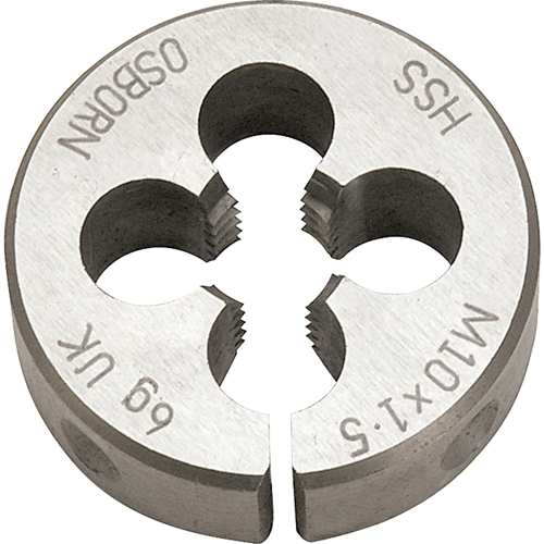Split Circular Die, M10 X 1.5 Thread, High Speed Steel Equipment World